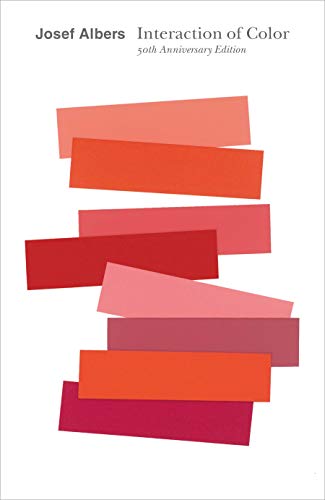 Book cover with rectangles in shades of red on a white background.