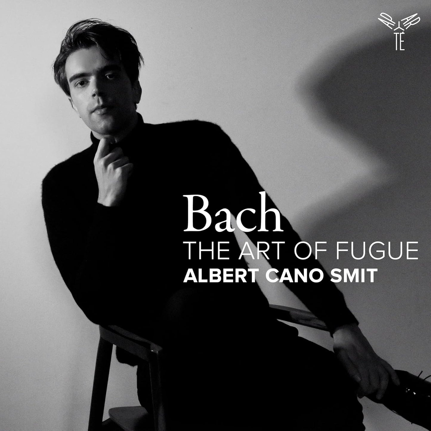 CD cover: portrait of Albert Cano Smit, text "Bach: The Art Of Fugue".