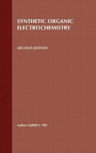 Red book cover with white text: "Synthetic Organic Electrochemistry, Second Edition.