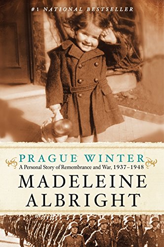 Book cover: young girl in coat, with soldiers in background.