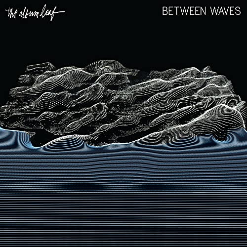 Album cover: abstract white lines forming waves over blue lines.