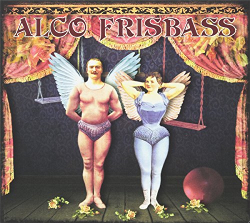 CD cover: winged figures in swimwear stand before draped curtains.