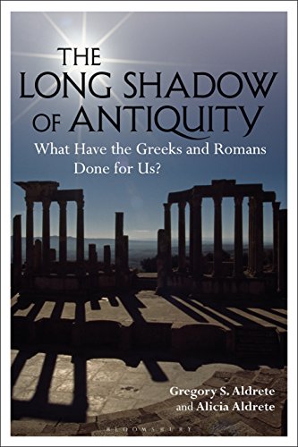 Book cover with title and image of ancient Roman ruins.