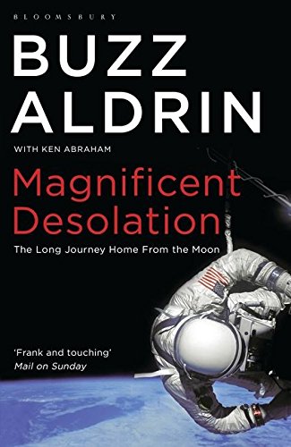 Book cover showing an astronaut floating in space above Earth with title text.