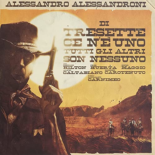 Vinyl record cover featuring a cowboy with a gun and desert landscape.