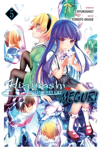 Book cover for "Higurashi When They Cry MEGURI" with anime-style characters.