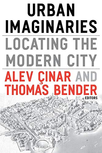 Book cover: “Urban Imaginaries” with a sketched city map background.