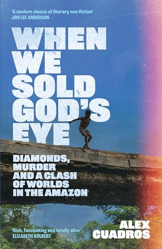 Book cover: “When We Sold God’s Eye” with a boy balancing on wood.