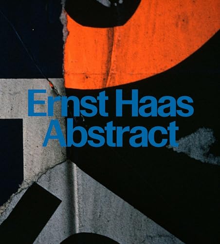 Book cover: "Ernst Haas: Abstract" with abstract orange and black shapes.