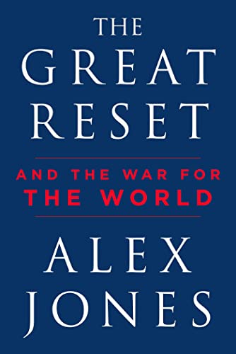Book cover with white and red text on a dark blue background.