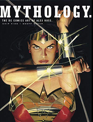 Wonder Woman portrait from “Mythology: The DC Comics Art of Alex Ross” book cover.