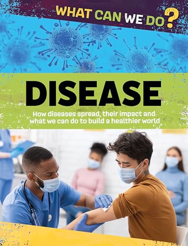Book cover: "Disease," showing a doctor examining a patient’s arm.