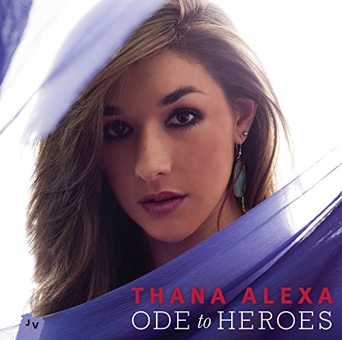 CD cover featuring Alexa Thana, with blue and white background.