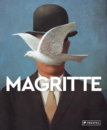Man in a bowler hat with a white bird obscuring his face.