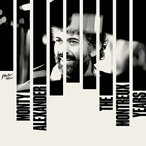 Black and white album cover featuring portrait of Monty Alexander.