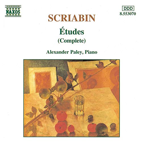 CD cover for Scriabin’s Études featuring a still life painting.