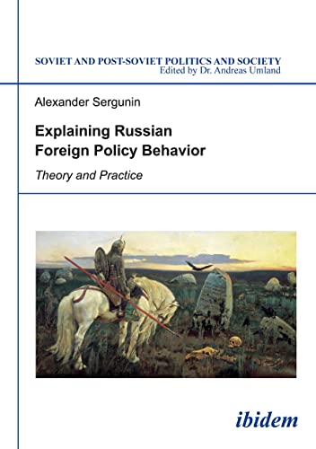 Book cover: “Explaining Russian Foreign Policy Behavior” with a historical painting.