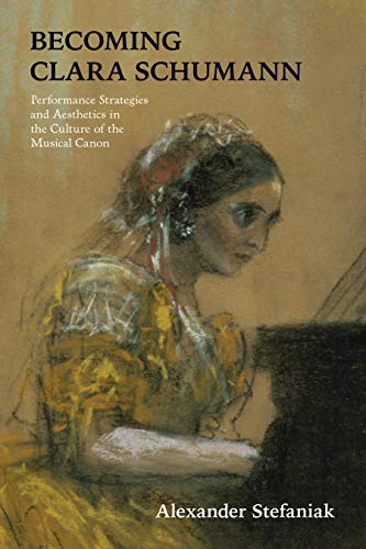 Book cover featuring a painted portrait of composer Clara Schumann.