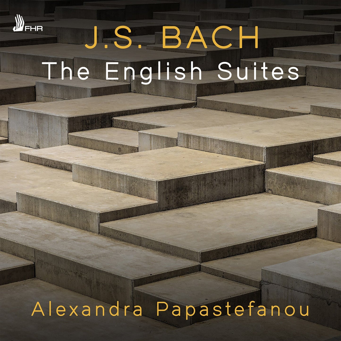 CD cover for J.S. Bachās āThe English Suitesā performed by Alexandra Papastefanou.