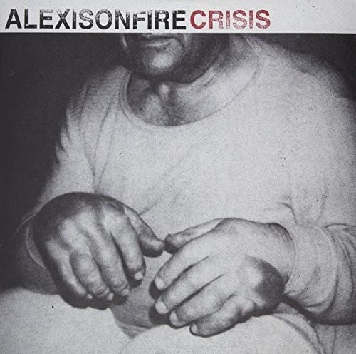 Alexisonfire “Crisis” vinyl album cover: grayscale portrait of a man.