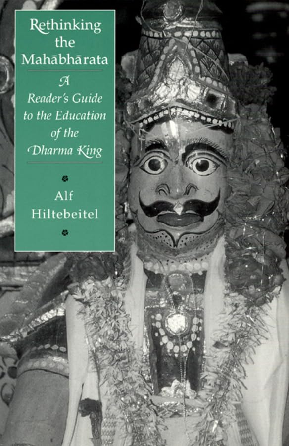 Book cover featuring a richly decorated, masked figure from Indian tradition.