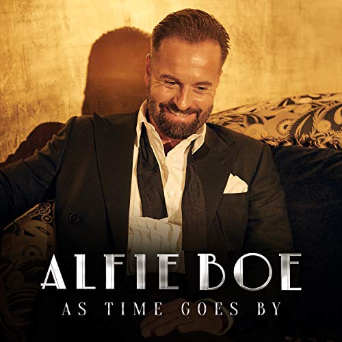 Alfie Boe album cover, portrait of a smiling man in a suit.
