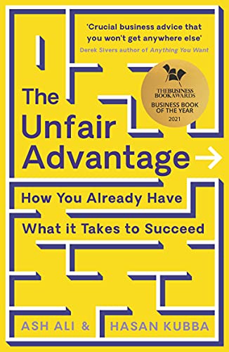 Book cover with a yellow background, purple maze pattern, and bold text title.