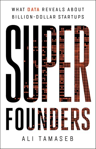 Book cover: "Super Founders" by Ali Tamaseb, with bold red text.