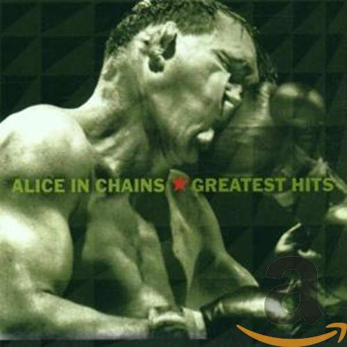 Alice In Chains “Greatest Hits” CD cover with Layne Staley’s portrait.