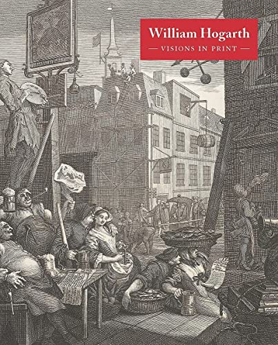 18th-century street scene engraving by William Hogarth, detailed and crowded.