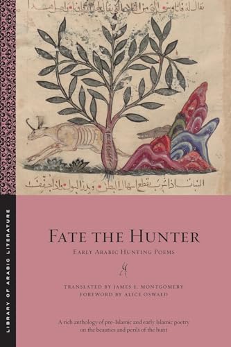 Book cover: “Fate the Hunter” with illustrated gazelle and tree.