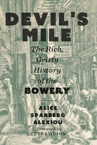 Book cover: “Devil’s Mile” depicts a historical street scene with figures.