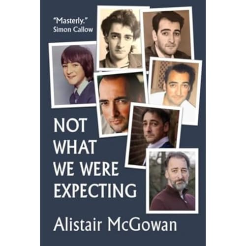Book cover with seven Polaroid-style photos of people on a dark blue background.