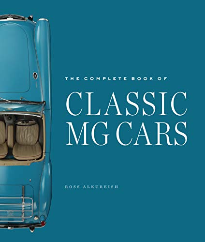 Book cover featuring a blue classic MG car, titled "Classic MG Cars".