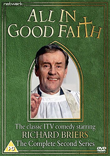 DVD cover for All In Good Faith Series 2 featuring Richard Briers as a vicar.