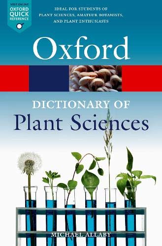 Oxford Dictionary of Plant Sciences book cover with plant imagery.