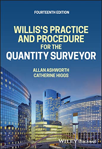 Book cover: "Willis's Practice and Procedure for the Quantity Surveyor.
