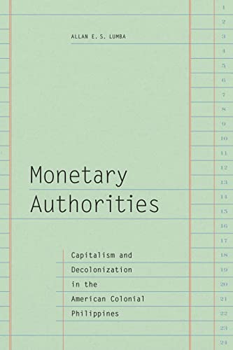 Book cover with green lines and title “Monetary Authorities.”