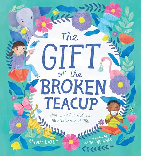 Book cover with colorful illustrations of animals, flowers, and children.