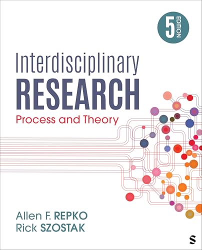Book cover: "Interdisciplinary Research," 5th edition, with colorful network graphic.