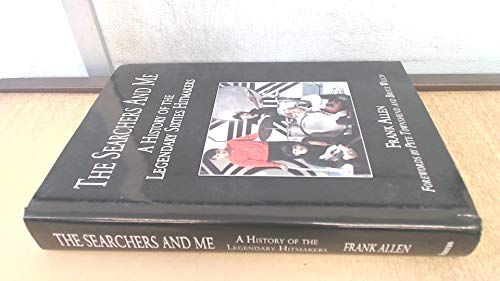 Book cover for "The Searchers and Me" with black and white photos.