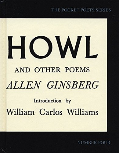 Book cover for "Howl and Other Poems" by Allen Ginsberg.