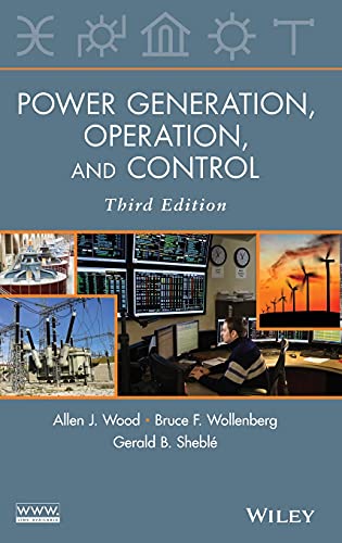 Book cover for "Power Generation" with images of power plants and controls.