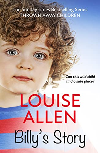Book cover featuring a young boy with curly hair and large eyes.