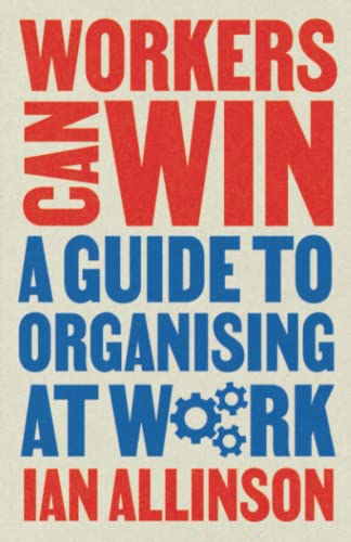 Red and blue book cover with bold text: "Workers Can Win".