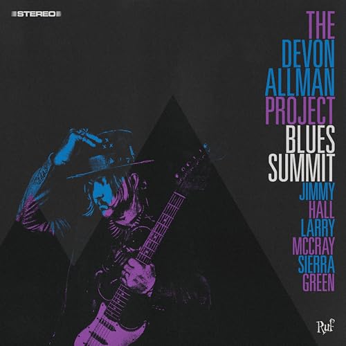 CD cover for "The Devon Allman Blues Summit" featuring a guitarist.