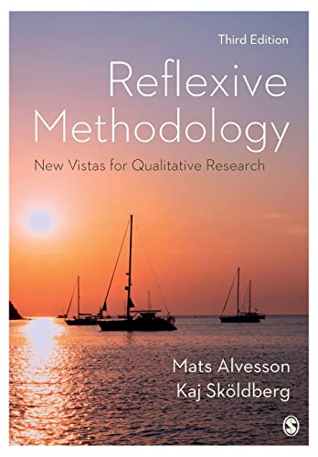Book cover: "Reflexive Methodology" with a sunset and sailboats image.
