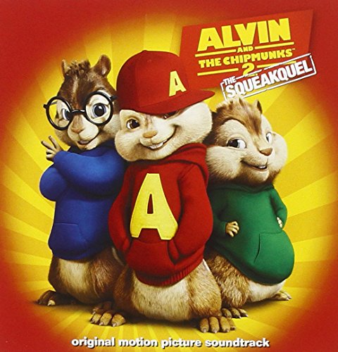 Alvin and the Chipmunks CD cover featuring three animated chipmunks.