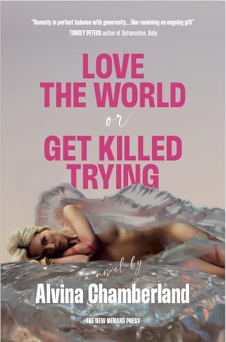 Book cover featuring a blonde woman lying on a translucent, crinkled plastic-like surface.
