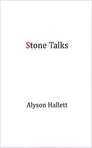 White book cover with red title “Stone Talks” and author’s name.